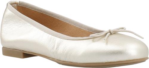 Se Cashott Caselvira Ballerina Metallic Leather Kvinde Champagne Ballerinaer Str 41 - Læder hos Magasin ved Magasin