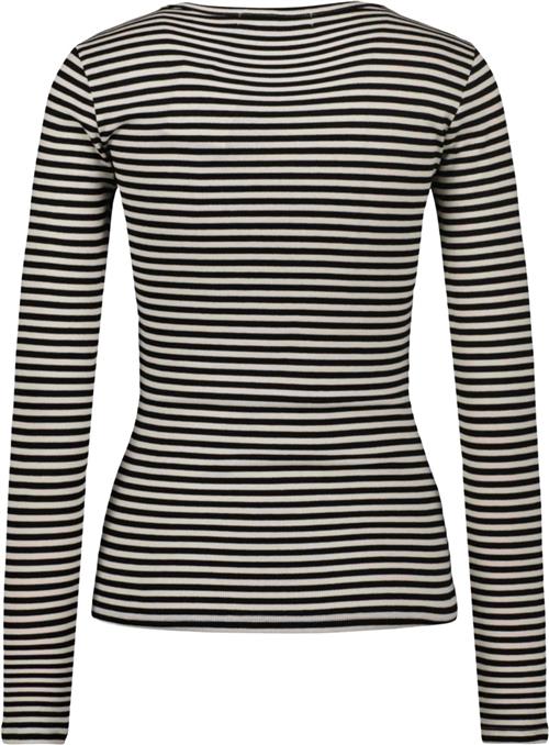 Se Sofie Schnoor Tshirt Long Sleeve Kvinde Black Striped Langærmede T-shirts Str S - hos Magasin ved Magasin