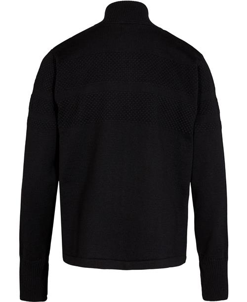 Mads Nørgaard - Copenhagen Wool Klemens Zip Knit Mand Sort Cardigans Str XXXL - Uld hos Magasin