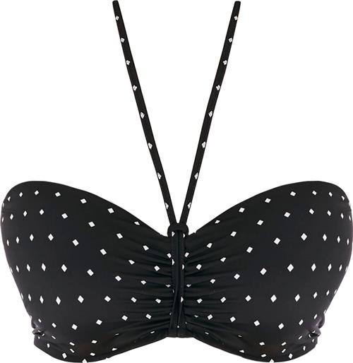 Freya Jewel Cove Padded Bandeau bra As7233blk Bikinitoppe Str D 80 - hos Magasin