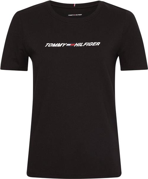 Se Tommy Hilfiger Sport Regular Tshirt Kvinde Bds Sneakers Str M - hos Magasin ved Magasin