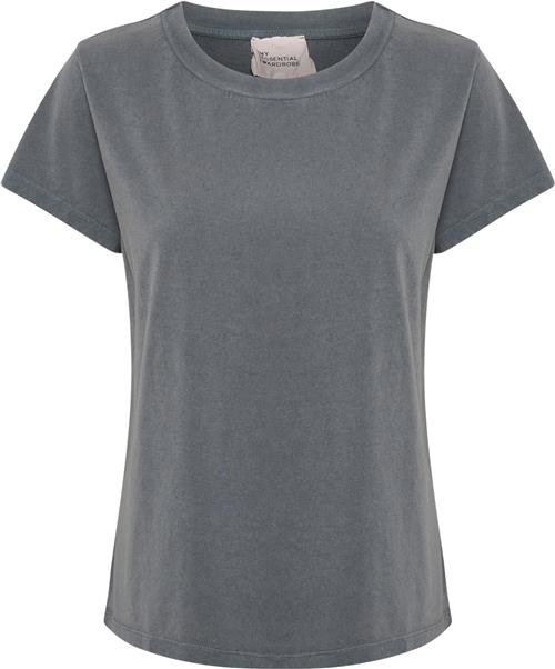 My Essential Wardrobe Hannemw Tee Kvinde Silent Grey Kortærmede T-shirts Str S - hos Magasin