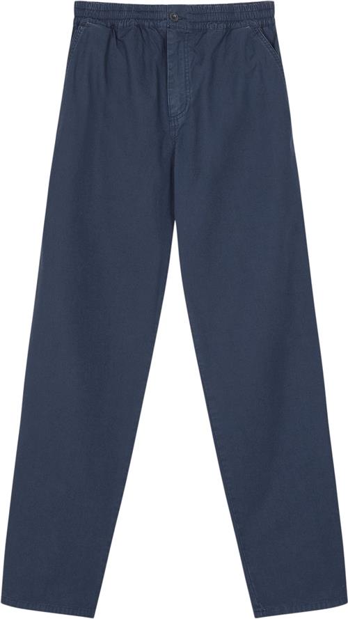 Mads Nørgaard - Copenhagen Fine Twill Hektor Pants Mand Blå Casual Bukser Str L - hos Magasin