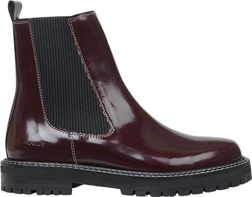 ANGULUS Støvle med Elastik Kvinde 1422/019 Amerone/sort Chelsea Boots Str 37 - hos Magasin