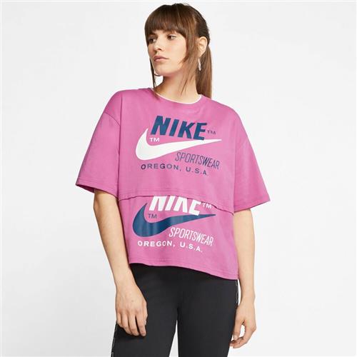 Nike Sportswear Icon Clash T Shirt L - Trænings T-shirts Bomuld hos Magasin