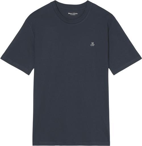 Marc O’Polo Tshirt, Short Sleeve, Logo Print Kvinde Dark Navy Kortærmede T-shirts Str S - hos Magasin