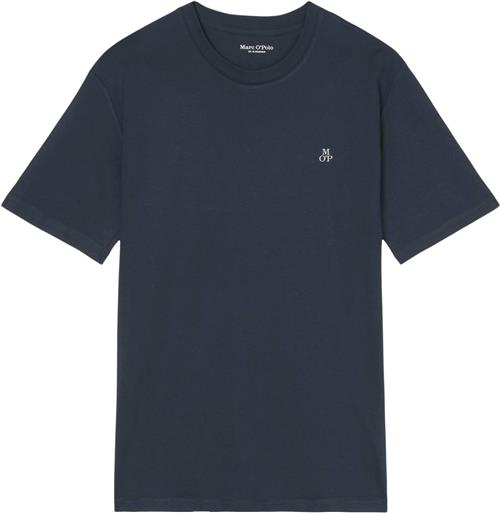 Marc O’Polo Tshirt, Short Sleeve, Logo Print Kvinde Dark Navy Kortærmede T-shirts Str XXXL - hos Magasin