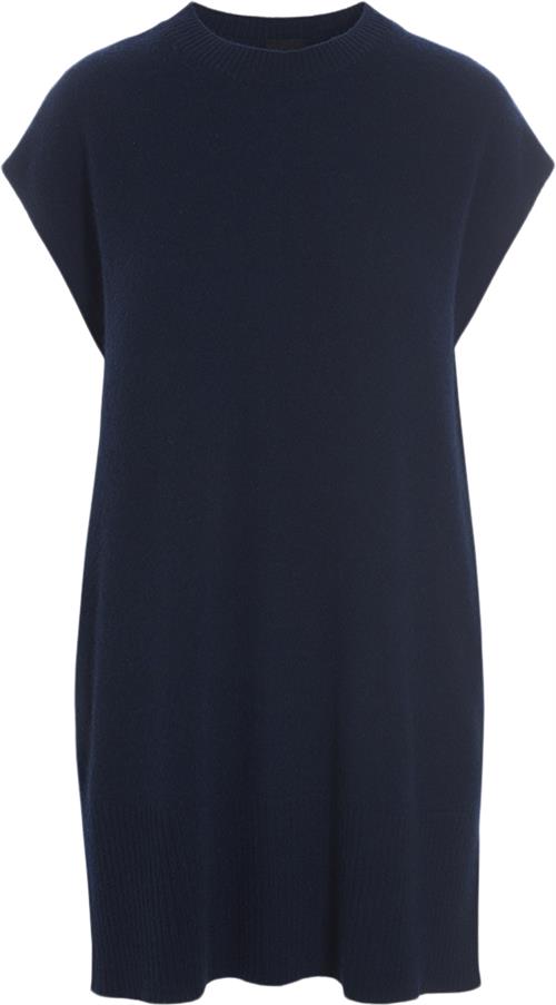 Bitte Kai Rand Cloud Cashmere Kvinde Ink Blue Strikveste Str XL Cashmere - hos Magasin