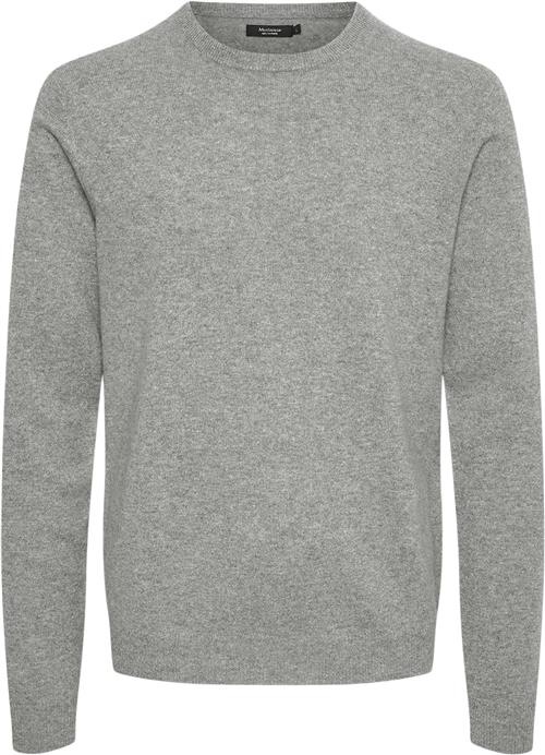 Matinique Mahenri Mand Medium Grey Melange Sweaters Regular Fit Str XXL - hos Magasin