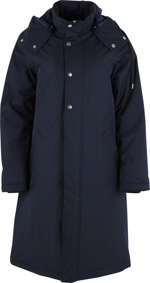 Danefæ Danemargrethe Winter Coat Kvinde Dark Navy Overgangsjakker Str S - Polyester hos Magasin