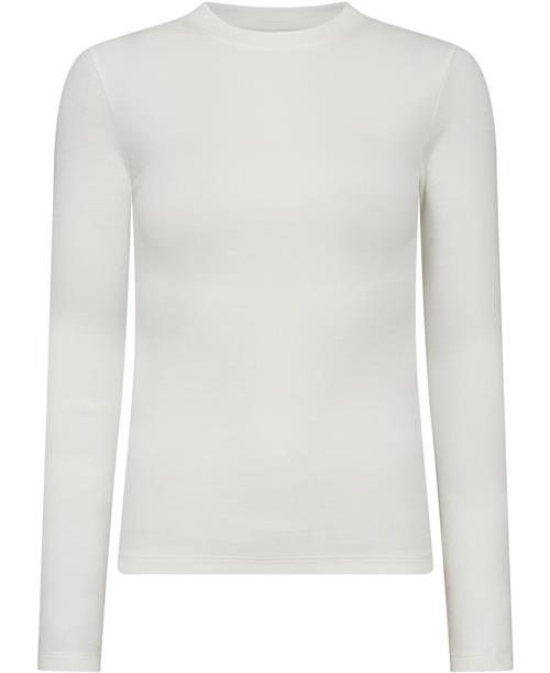 Blanche Laguna Tshirt LSL Kvinde White Langærmede T-shirts Str XS - hos Magasin