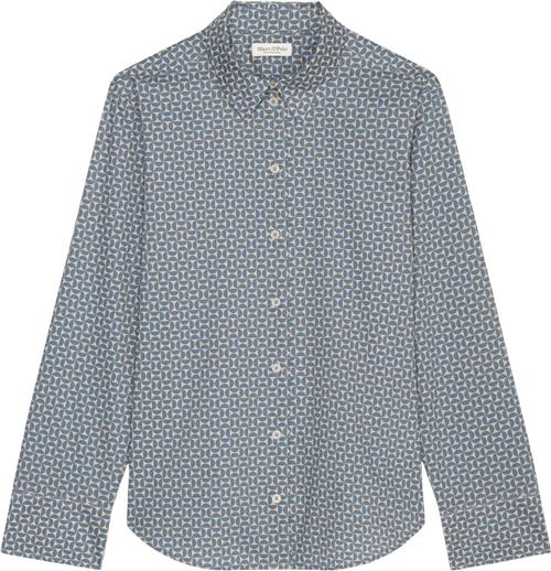 Se Marc O’Polo Blouse, Casual fit, Ashape, Longsl Kvinde Multi Langærmede Skjorter Str 44 - hos Magasin ved Magasin