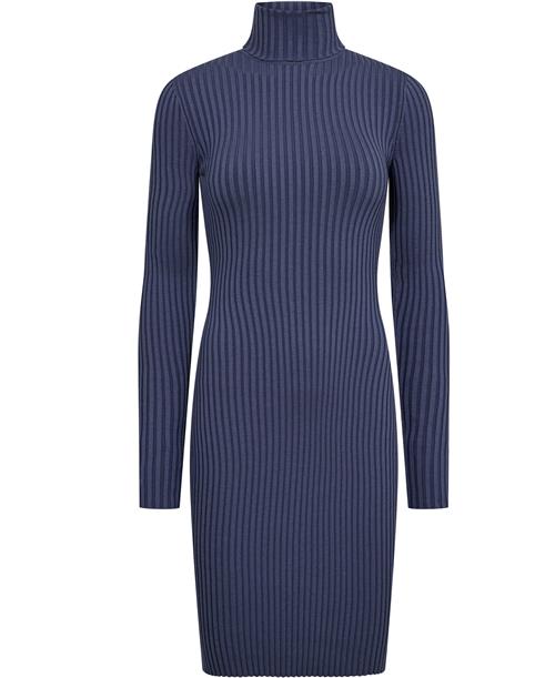 Wolford Merino Rib Dress Kvinde Dust Blue Korte Kjoler Str M Merino - hos Magasin