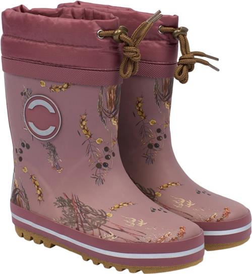 Mikk-Line Winter Wellies Rose Brown Gummistøvler Str 25 - Uld hos Magasin