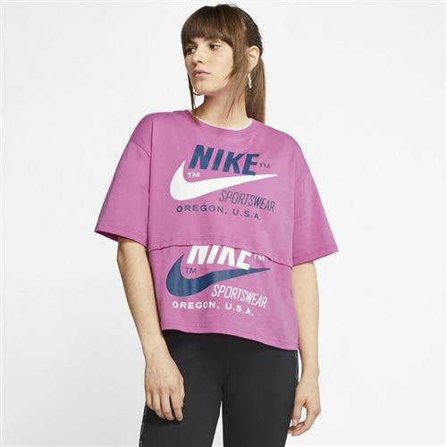 Nike Sportswear Icon Clash T Shirt XS - Trænings T-shirts Bomuld hos Magasin