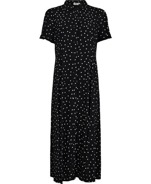 Magasin du Nord Collection Magasin Lynne 10S Kvinde Black Dot Maxi Kjoler Str L Viskose