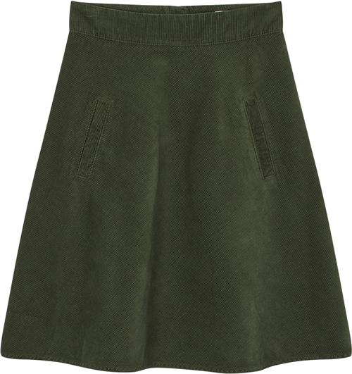 Mads Nørgaard - Copenhagen Mini Cord Stelly Skirt Kvinde Grøn Korte Nederdele Str 44 - hos Magasin