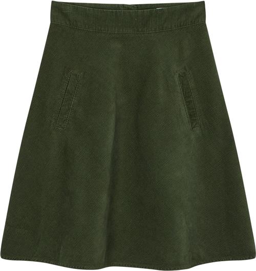 Mads Nørgaard - Copenhagen Mini Cord Stelly Skirt Kvinde Grøn Korte Nederdele Str 34 - hos Magasin