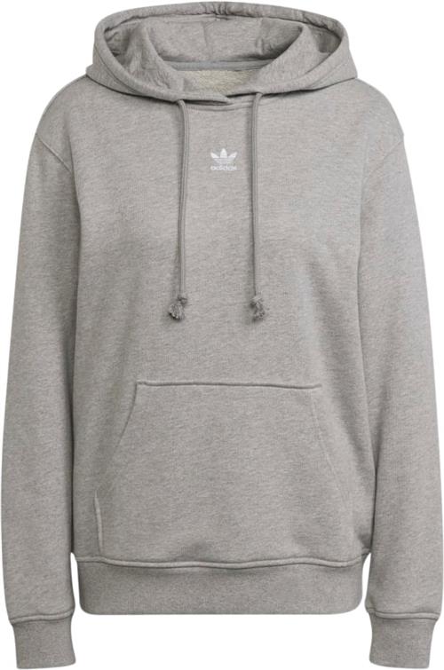 adidas Hoodie Kvinde Grey Hættetrøjer Str 38 - Bomuld hos Magasin