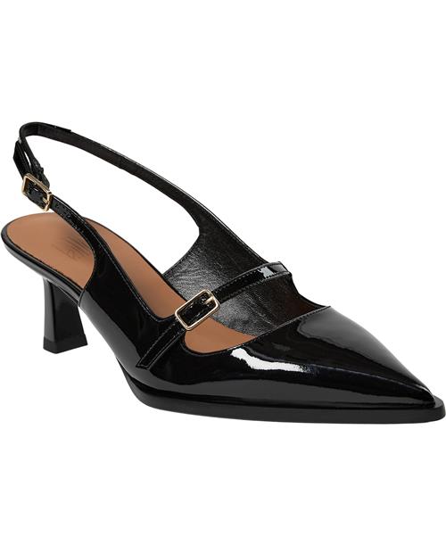 Se Billi Bi Pumps A7465 Kvinde Sort Slingbacks Str 41 - hos Magasin ved Magasin