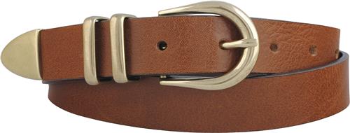 Se BOSSWIK D10210/25 Belt, Cognac 090 - Bælter Læder hos Magasin ved Magasin