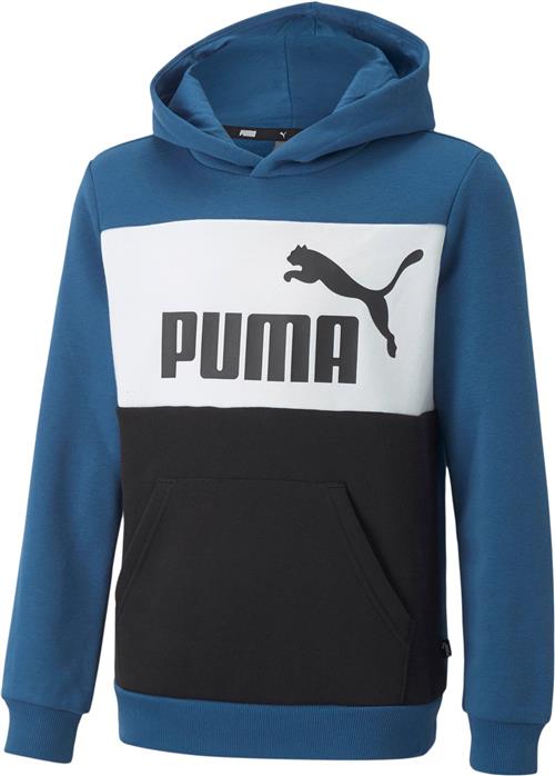 Puma Essentials+ Colourblock Hættetrøje 128 - T-shirts hos Magasin