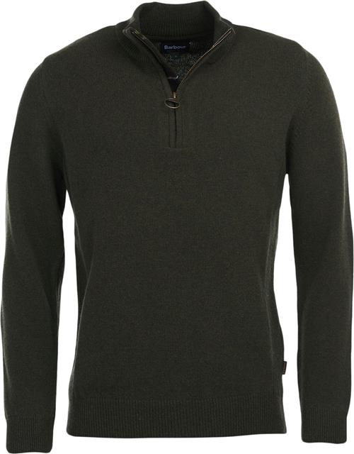 Barbour Barbour Holden Half Zip Mand Ol91 Turtlenecks Str S - Uld hos Magasin