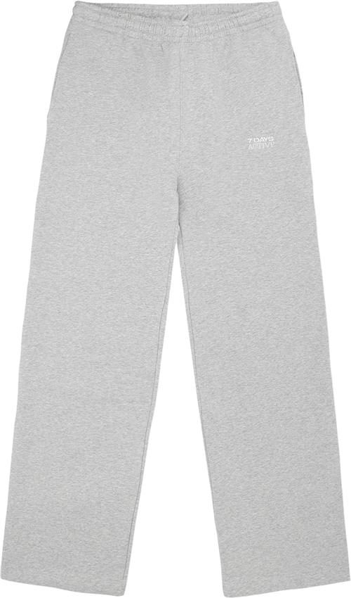 7 Days Active Organic Lounge Pants Kvinde 022 Heather Grey Sweatpants Str XL - hos Magasin