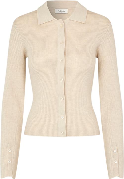 Se Modström Hirokimd Cardigan Kvinde Summer Sand Sweaters Str L - Uld hos Magasin ved Magasin