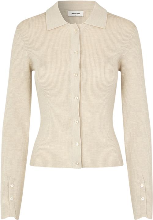 Modström Hirokimd Cardigan Kvinde Summer Sand Sweaters Str XL - Uld hos Magasin