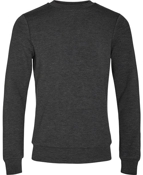 Mos Mosh Gallery Abel Crew Neck Sweat Mand Antracite Melange Sweatshirts Str S - Viskose hos Magasin