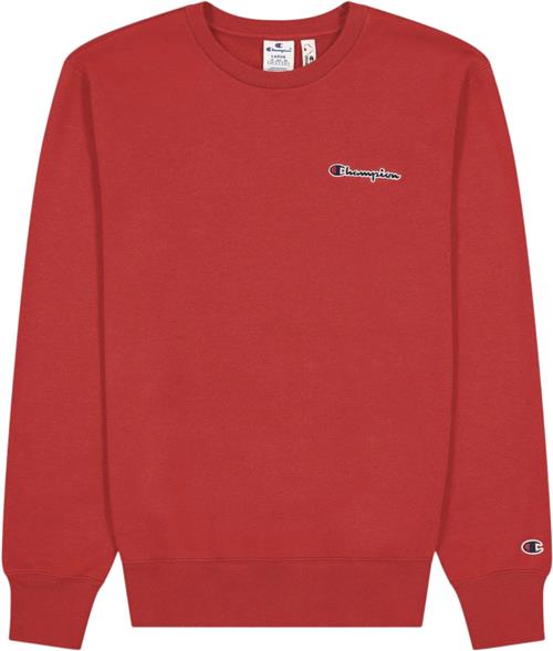 Se Champion Crewneck Sweatshirt Mand Chinese Red Sweatshirts Str L - Bomuld hos Magasin ved Magasin