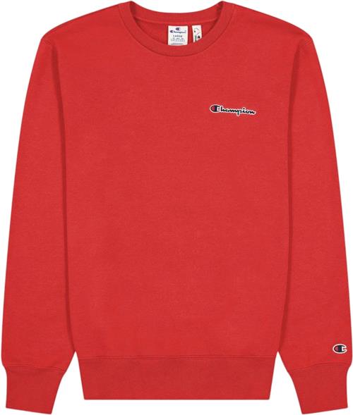 Se Champion Crewneck Sweatshirt Mand Chinese Red Sweatshirts Str XL - Bomuld hos Magasin ved Magasin