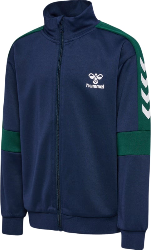 Se Hummel Hmlorton ZIP Jacket Str 11 år / 146 cm - Blå Sweatshirts hos Magasin ved Magasin