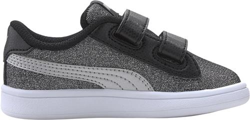 Se Puma Smash v2 Glitz Glam Sneakers Grå Sneakers Str 19 - hos Magasin ved Magasin