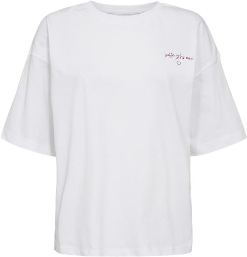 Se Sofie Schnoor Tshirt Kvinde Brilliant White Kortærmede T-shirts Str S - hos Magasin ved Magasin