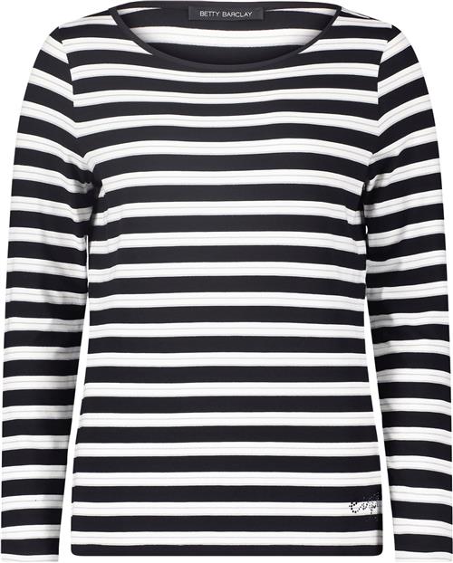 Se Betty Barclay Betty Barclay Shirt Kvinde Sort Langærmede T-shirts Str 40 - hos Magasin ved Magasin