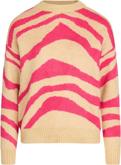 SisterS Point Maupu Kvinde Sand/pink Sweaters Str S - hos Magasin