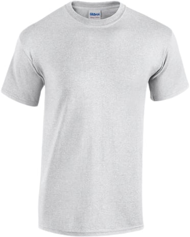 Se Gildan Gildan Heavy Cotton Adult Tshirt Kvinde Ash Grey (Heather) Kortærmede T-shirts Str XL - hos Magasin ved Magasin