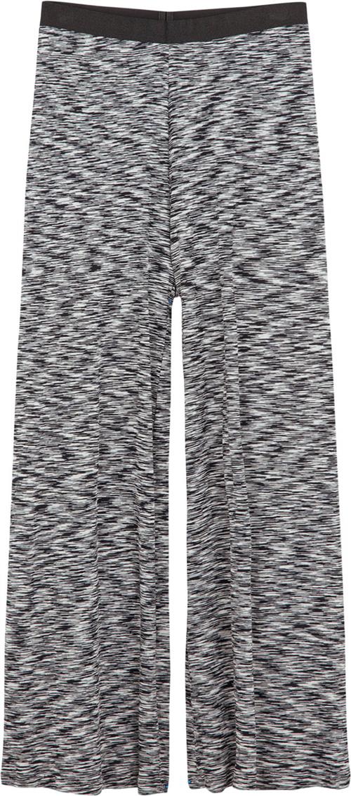 Mads Nørgaard - Copenhagen 2x2 Cotton Space Veran Pants Kvinde Sort Bukser Med Brede Ben Str L - hos Magasin