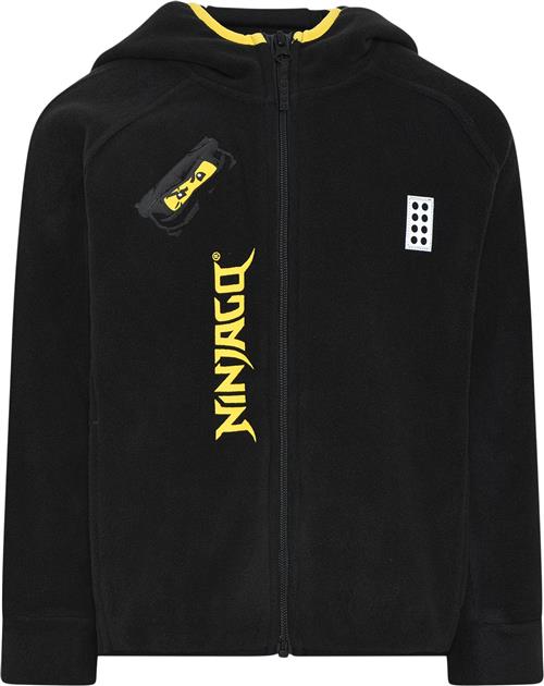 LEGO kidswear/LEGO børnetøj Lwsangai 601 Fleece Jacket Str 140 cm - Sort Fleece hos Magasin