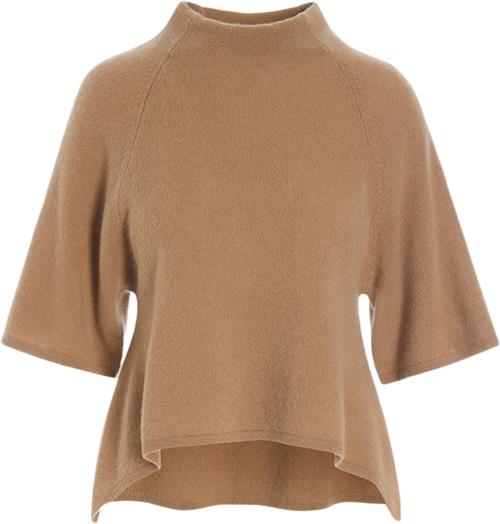 Bitte Kai Rand Cloud Cashmere Kvinde Salty Caramel Kortærmet Strik Str L Cashmere - hos Magasin