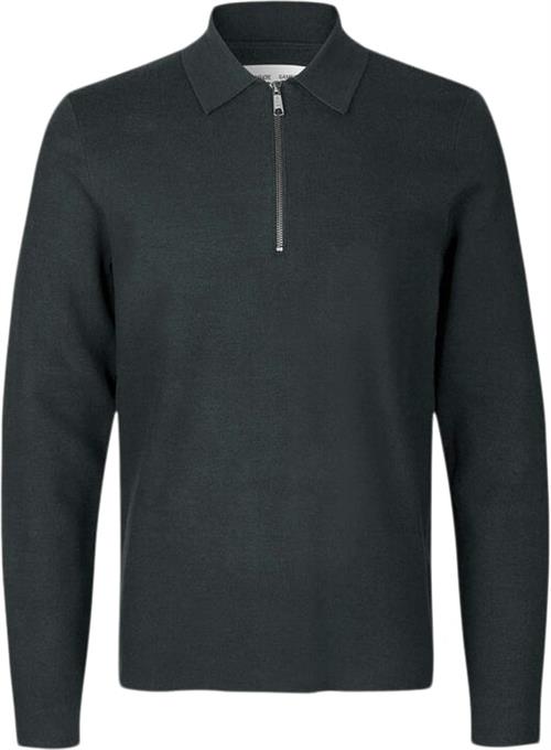 Samsøe Samsøe Guna Half zip 10490 Mand Volcanic Ash Sweaters Str XXL - Viskose hos Magasin