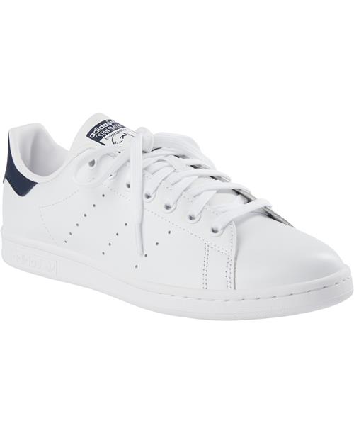 adidas Originals Stan Smith Mand Hvid/navy Sneakers Str 44 2/3 - hos Magasin