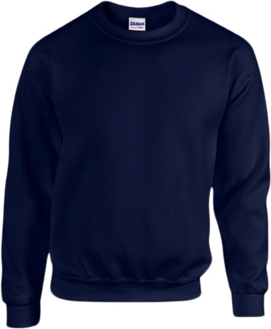 Se Gildan | Heavy Blend Adult Crewneck Sweatshirt Kvinde Navy Sweatshirts Str S - hos Magasin ved Magasin