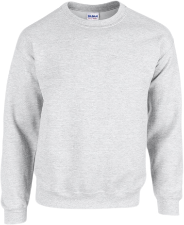 Gildan | Heavy Blend Adult Crewneck Sweatshirt Kvinde Ash (Heather) Sweatshirts Str S - hos Magasin