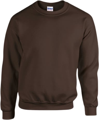 Se Gildan | Heavy Blend Adult Crewneck Sweatshirt Kvinde Dark Chocolate Sweatshirts Str L - hos Magasin ved Magasin