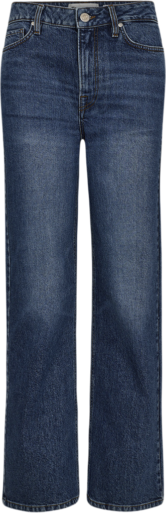 Se Tomorrow Trwbrown Jeans Wash Woodland Kvinde Denim Blue Straight Jeans Str 26 / 32 - hos Magasin ved Magasin