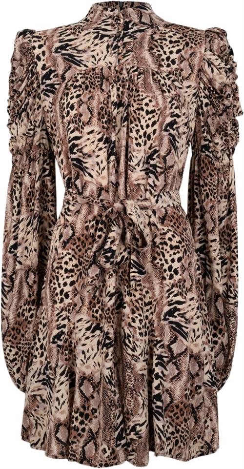 Cras Gwencras Dress Kvinde Wild Animal Korte Kjoler Str 38 - hos Magasin