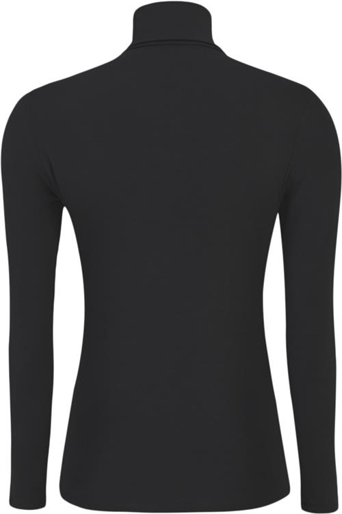 esmé studios Espenelope LS Roll Neck Kvinde Black Rullekraver Str L - hos Magasin